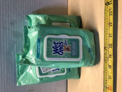 3 pack wet ones wipes for pets