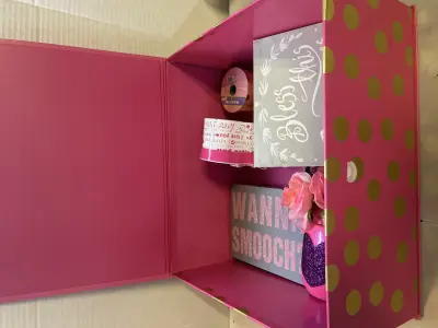 decorative box with decor inside