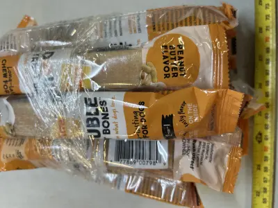 lot of 2 in 1 double treat dog bones