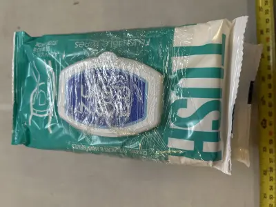 4 packs of flushable wipes