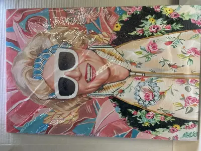 16” x 24” 80s themed wall decor