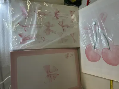 3 girly wall decor