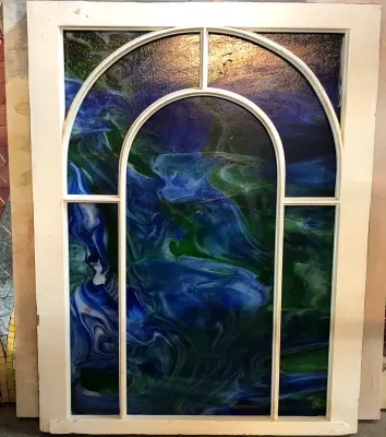 Stained glass window