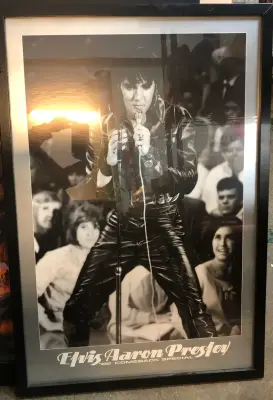 Elvis Presley come back special Framed image