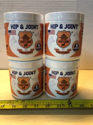 4 tubs hip and joint dog chews 120 chews each exp:6/27