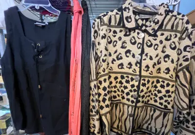 2XL dress tops , 2ct scarfs