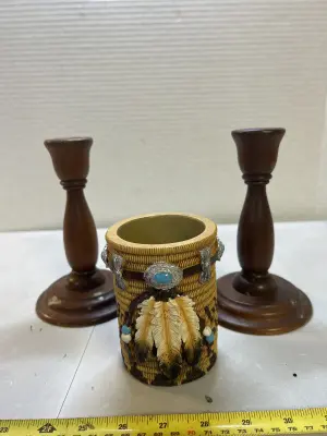 native American decor three count
