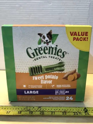 36oz greenies dental treats exp:12/25/29