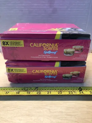 2 boxes 12 cherry car scents each