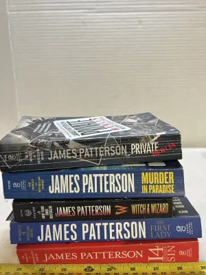 5 James Patterson books