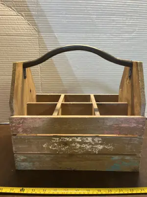 wooden tool box