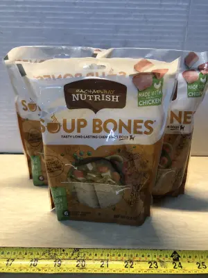 3 bags 12.6oz soup bones exp:5/23/26