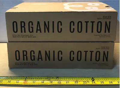 2 boxes organic cotton variety pack pads