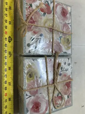 2 sets of 4 coasters