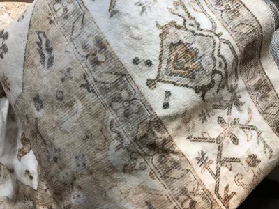 Unknown size area rug
