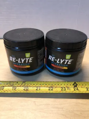 2 tubs Re-Lyte hydration dietary supplement exp:7/30