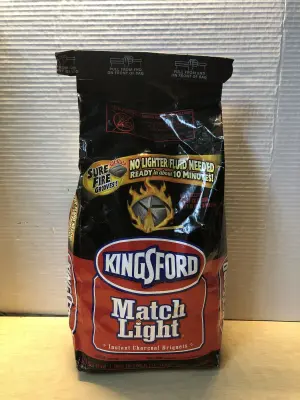 13.5lb kingford match light charcoal