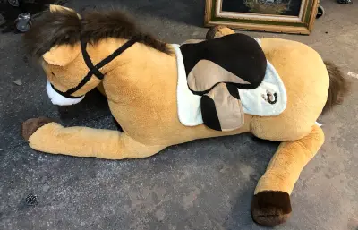 Giant stuffed horse