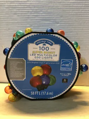 100 super bright LED lights as is