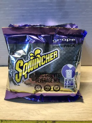 3 bags 23.83oz sqwincher electrolyte beverage mix