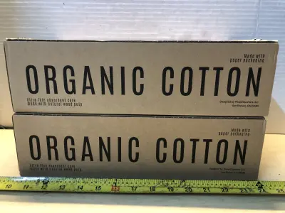 2 boxes Organic cotton variety pack pads