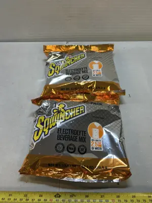2 large packs of electrolyte drink mix
