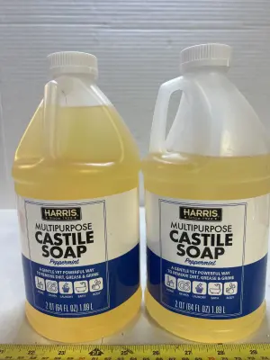2 multipurpose castile soap 1 not full