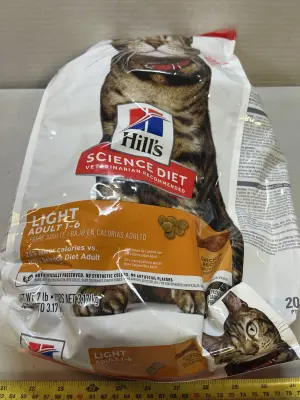 hills light adult cat food BB 03/26
