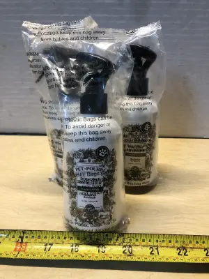 3 bottles 8oz pet pourri dog coat refresher