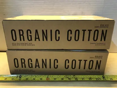 2 boxes organic cotton variety pack of pads