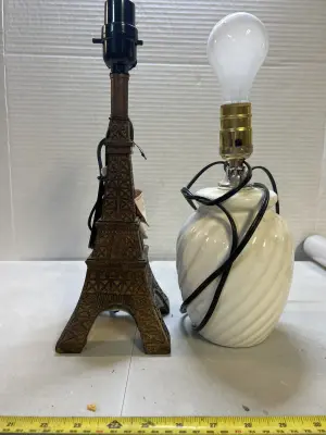 2 lamps need cleaned as is