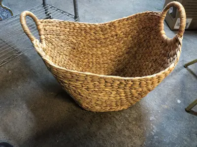 Medium sized woven basket