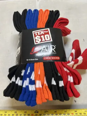 10/13 size socks