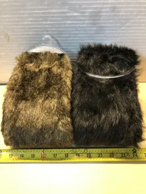 2pc fake fur scarfs