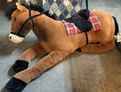 Giant stuffed horse