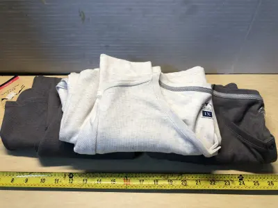 3 size 1X blue mountain shirts