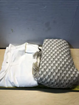 White vest size large and Shaw