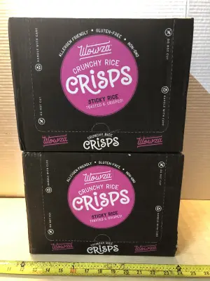 2 boxes crunchy rice crips exp:3/26/26