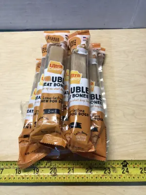8 count double treat bones for dogs exp:4/27