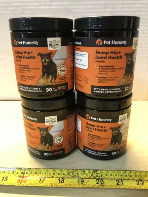 4 tubs hemp hip and joint health exp:5/13/26