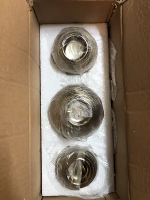2 boxes candle holders