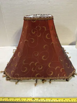lamp shade with beads