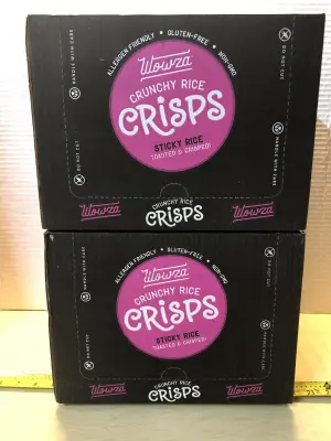 2 boxes crunchy rice crips exp:3/26/26
