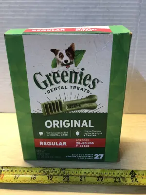 27oz greenies dental treats exp:4/26/29