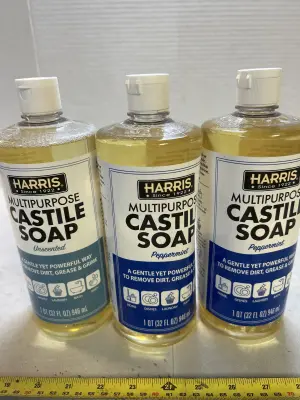3 32fl oz multipurpose castile soap