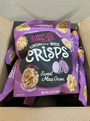 2 boxes of sticky rice crisps past bb date