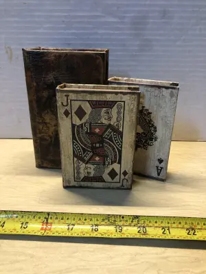 3pc book boxes