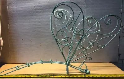 Metal dragon fly flaking paint chipped