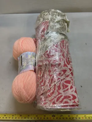 ribbon and yarn
