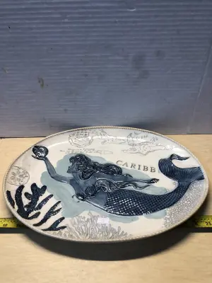Mermaid glass dish